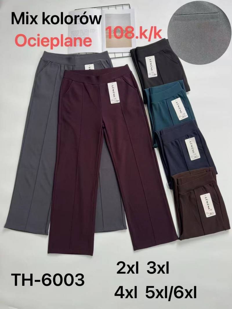 Spodnie damskie duże rozmiary Roz 2XL-6XL, Mix kolor Paczka 10 szt